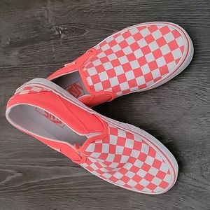 Women's Vans Slip-on check sneaker size 7.5